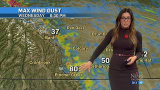 Danielle Savoni - CTV News Calgary - Weather - Wednesday, November 6, 2024.