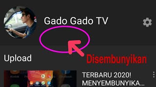 MENYEMBUNYIKAN JUMLAH SUBSCRIBER YOUTUBE, 2020-GADO GADO TV