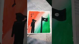 Republic day and Independence day drawing with water colour I Love my India