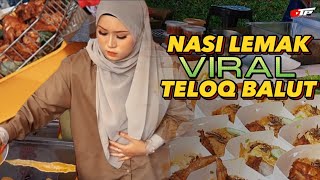 Nasi Lemak Teloq Balut AYAM/SOTONG GORENG UTARA  di Bazar Wisma Ria Sungai Petani , VIRAL 🍳🔥📍