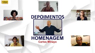 Carlos Minayo - Homenagens - Thais G - Laurineide - Nanci - Silvana - Luiz C Fadel. Minayo cantando