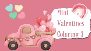 How I Color Mini Valentine Pic no 3 using Tombow Water Based Brush Pens