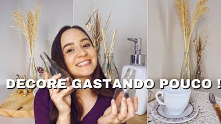 DECORAÇÃO COM GARRAFA DE VIDRO- Diy decoração