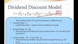 Demonstration - Dividend Discount Model (DDM)