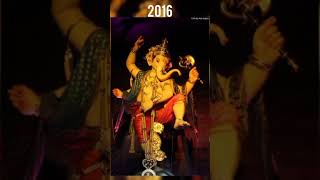 Akhil chandanwadi cha Raja 2011 to 2024 #Ganpati #Bappa #morya# short# video#💖💖💖