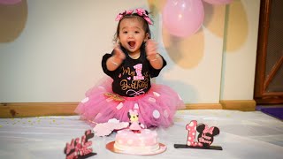 Zoe One year Birthday #birthday #cakesmashphotography #1stbirthday