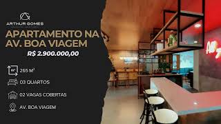 Apartamento de luxo na Avenida Boa Viagem