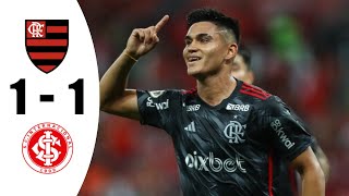 Internacional vs Flamengo 1-1 - All Goals And Highlights - 2024