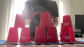 Sport Stacking (4 Pad) 3-3-3 1.762 (Fastest On Tape!)