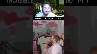 NAVAS VS RQ - INCREÍBLE PT1 #rap #batalla #freestyle