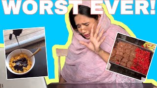 AMMI REACTS TO WEIRD FOODS | Funny skit