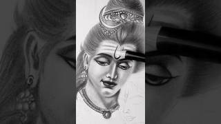 Shivratri Special Drawing | Drawing Mahadev And Parvati  #trending #shivratri #shorts @artbeat01