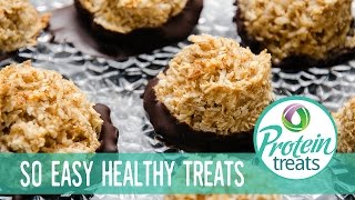 Chocolate Maple Macaroons – Protein Treats by Nutracelle