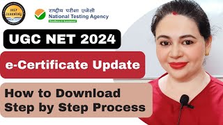 💥NET & JRF e Certificate Update | UGC NET JRF Award letter Dec 2023 | by Dr. Monisha Mishra