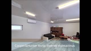 Cooper&Hunter Arctic inverter montavimas | www.specdarbai.lt