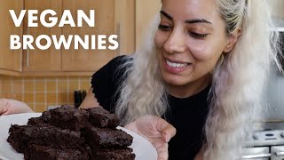 Making vegan brownies! 🌱🐸