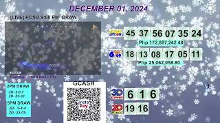 [LIVE] PCSO 9:00 PM DRAW - DECEMBER 01, 2024 LOTTO RESULTS