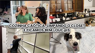 Organizando a COZINHA, Limpando o CLOSET,  OUTRA DEDETIZAÇÃO e Noite das Amigas!