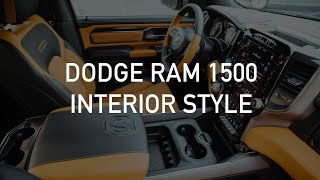 Dodge RAM 1500 interior style