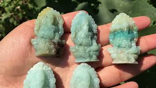 Natural Amazonite Ganesha