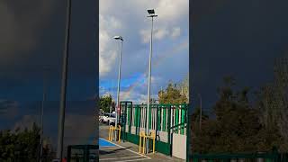 Impresionante #arcoiris al salir de #mercadona. #cordoba #andalucia #españa.