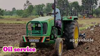 JOHN DEERE 5045 D TRACTOR OIL SERVICEING @agriculturevehicle