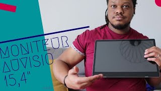 Moniteur portable Auvisio 15,4" : Jouer 🎮 ou travailler 👨🏾‍💼, pourquoi choisir ?