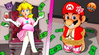 Mario is indifferent to Peach's pregnancy and her punishment| Mario Roblox