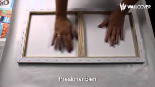 PAPEL PINTADO A BASTIDOR ENTELADO | Instrucción | WALLCOVER España