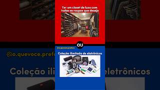 Qual a sua escolha? #jogodeescolhas #oquevocêprefere #quiz #trivia #vermelhoxazul