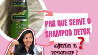 Pra que serve o shampoo Detox/ajuda a crescer🤩#crescimento #cabelosaudavel #shampoo #detox #vlogs