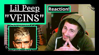 LIL PEEP - VEINS [REACTION] | I FELT THAT OLD SCHOOL PEEP VIBE ON THIS ONE!!!