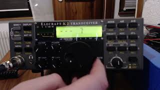 Elecraft K2 Testvideo