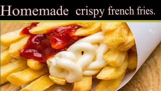 French fries recipe|fries|how to make french fries|chips