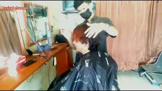 vlog potong rambut @harizalchannel