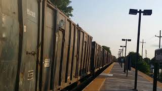 Westbound Norfolk Southern Manifest passing Roselle with 8114 norfolk southern heritage unit