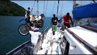 Motoventuring Ep 59 - We're On A Boat! With Our Motorcycles...To Colombia!