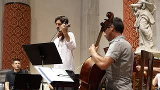 Vivaldi violin concerto (RV212)Lingua di Sant Antonio G.Agazzi - Interpreti Veneziani (in rehearsal)