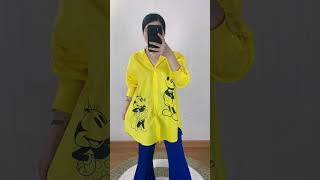 FN Kem Oversized Mickey Minnie Lookup 4 Warna