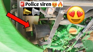 😱Best police siren for bike/Car/tractor🚨|| iota slc-122 || Techno modified🙏