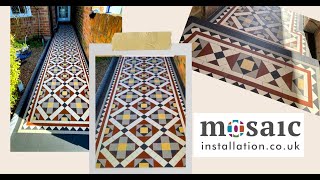 How to Install Victorian Mosaic. Victorian Tiles  Aberdeen, Faron.Co Ltd, Mozaika Viktoriańska