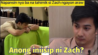 PBB adults Ano ang iniisip ni Zach Bakit ang tahimik mo buong araw/ano kaya nasa isip nya