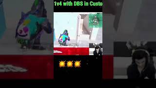 Regaltos 1v4 with DBS In Custom #shorts #bgmi #bgmishorts #regaltos