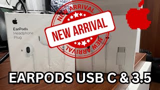 Unboxing Apple EarPods USB C and 3.5