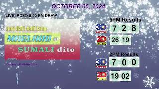 [LIVE] PCSO 5:00 PM DRAW - OCTOBER 05, 2024 LOTTO RESULTS