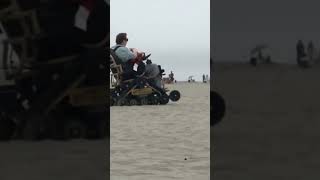 Beach Battle Tank #beach #seaside #oregon #tank #wheelchair #offroad