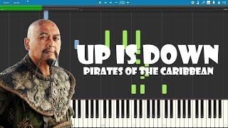 Up is Down (From Pirates of the Caribbean) Piano Tutorial (Synthesia)