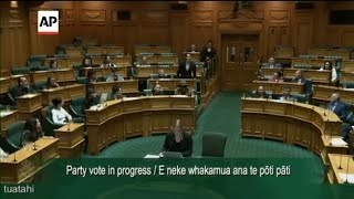 Party vote in progress / E neke whakamua ana te poti pătituatahi #newzealand#cricket#paliment#news