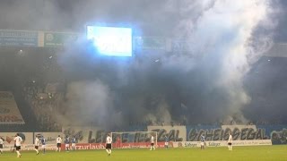 Pyro - Hansa Rostock vs. 1.FC Magdeburg (23.09.2015)