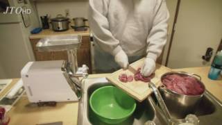 JTO #107    HARBOR FREIGHT MEAT GRINDER SAUSAGE STUFFER REVIEW